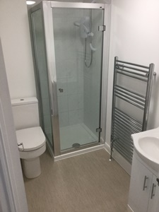 New shower room in this student flat